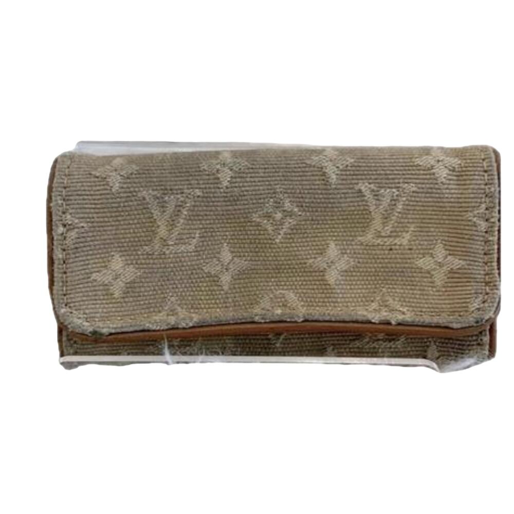 Louis Vuitton Vintage Monogram Denim & Leather Key Holder (LVXX016)